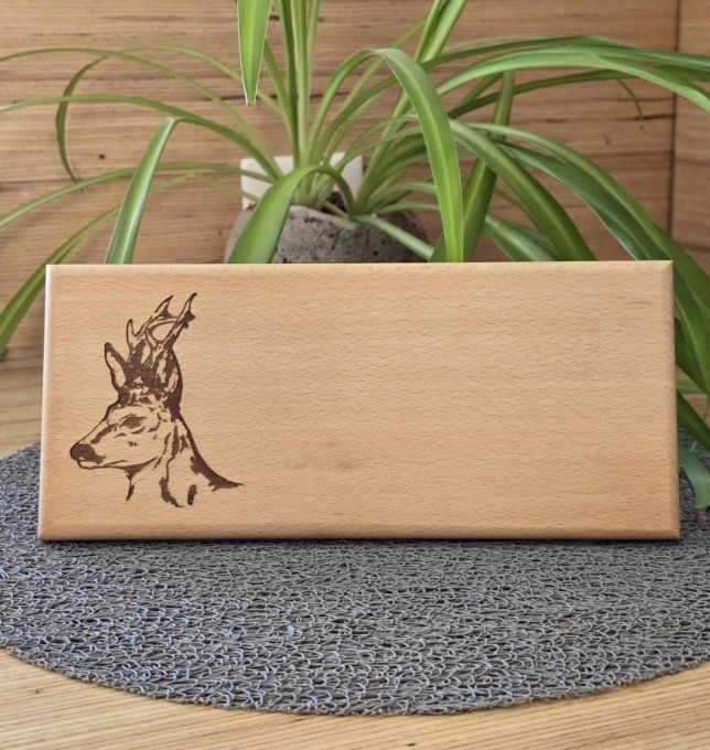 Mini planche à découper " Personnalisation Chasse "