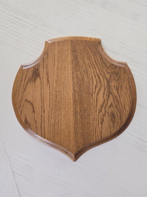 Coeur chêne doré 22x22