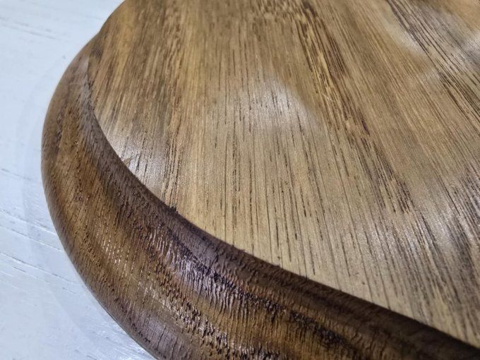 Coeur chêne doré 19x19