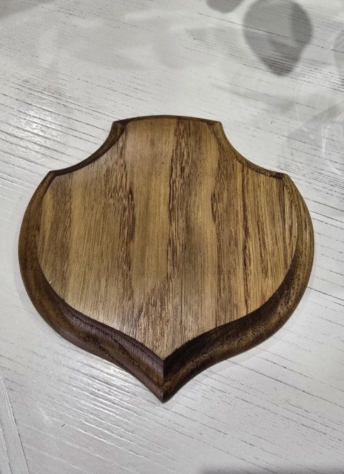 Coeur chêne doré 19x19