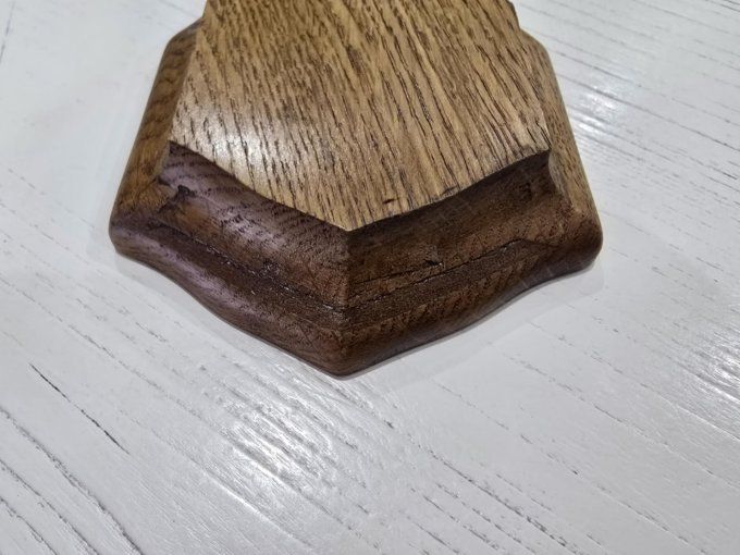 Pied honneur chêne foncé 35x10