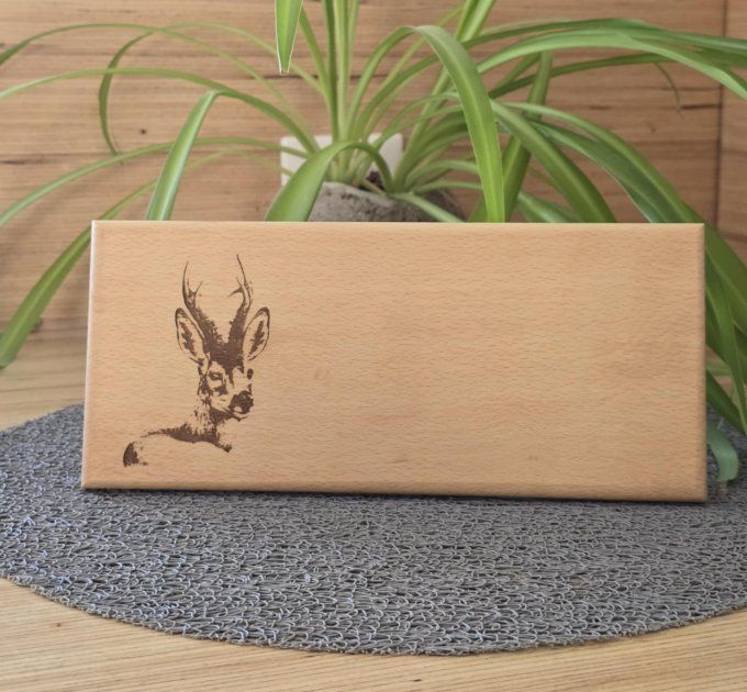 Mini planche à découper " Personnalisation Chasse "